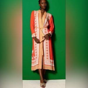 Carolina K Nico Robe - Moroccan red